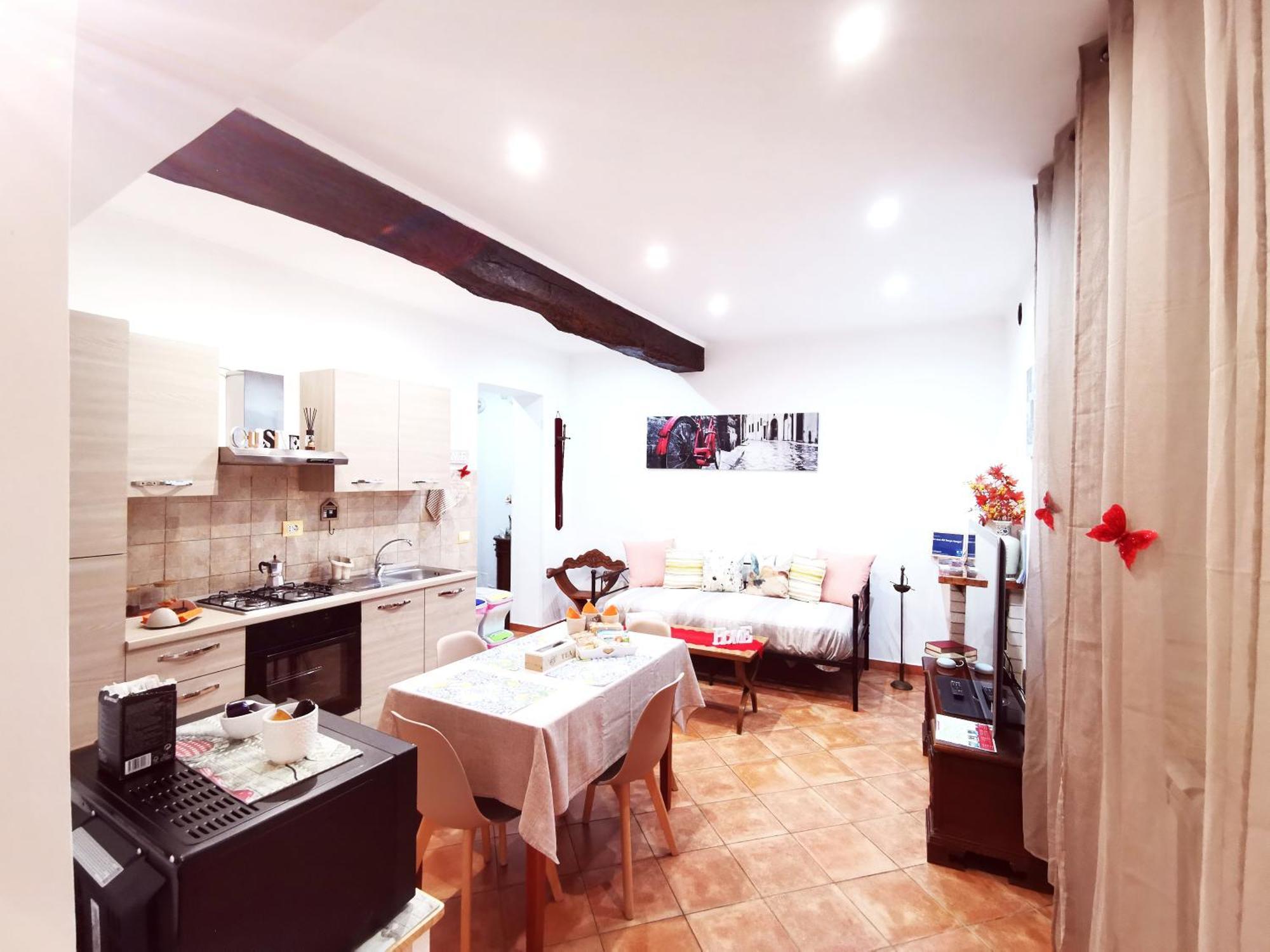 شقة La Casa Del Borgo أناني المظهر الخارجي الصورة